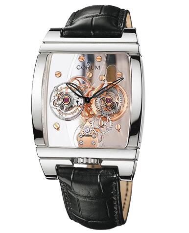 Corum GOLDEN BRIDGE GOLDEN TOURBILLON PANORAMIQUE GREY SAPPHIRE Watch Replica Ref. 382.850.70/0F01 0000